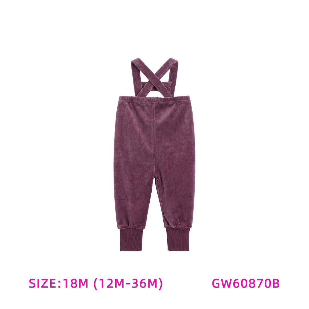GW60870B-PURPLE VELOUR BUILT-UP