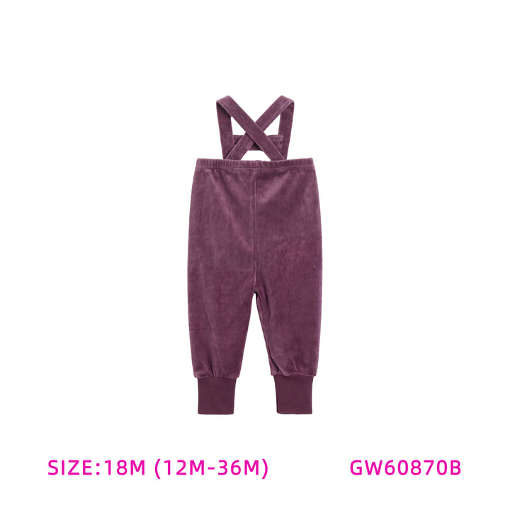 GW60870B-PURPLE VELOUR BUILT-UP