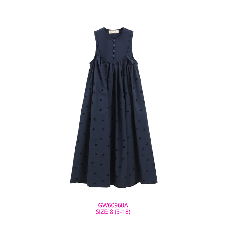 GW60960A-NAVY BOW JUMPER