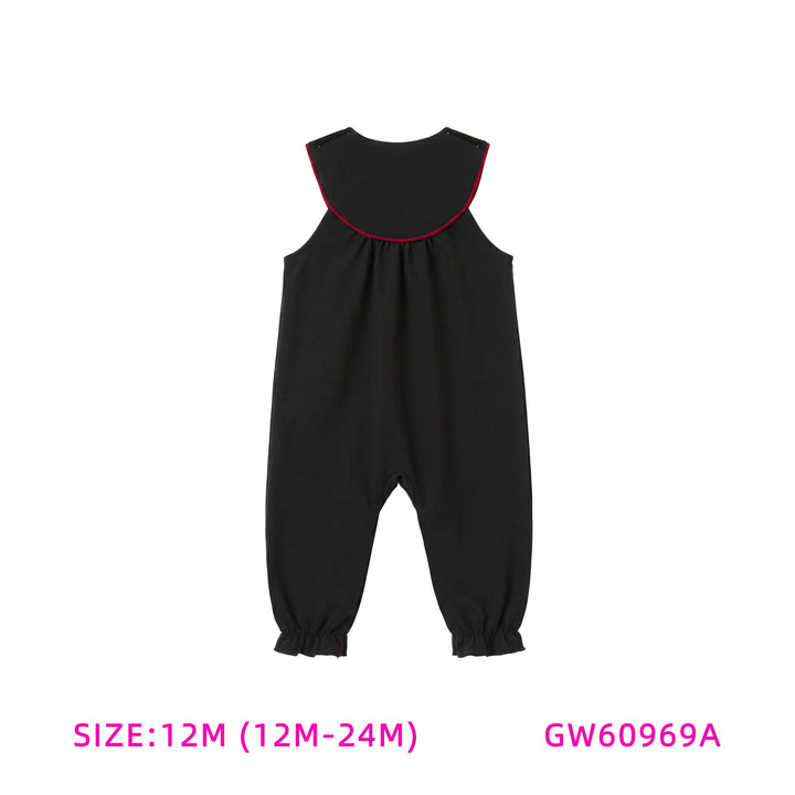 GW60969A-BLACK AND RED ROMPER