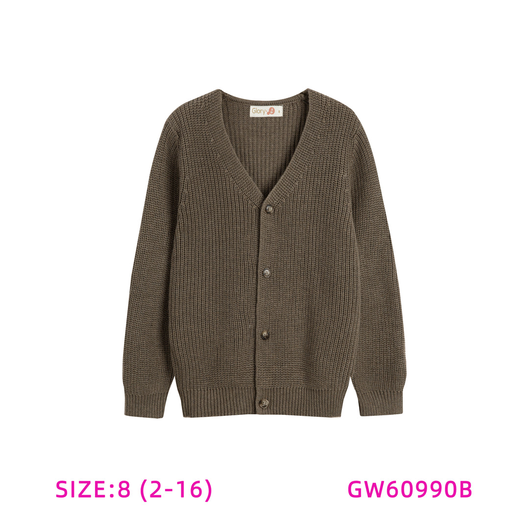 GW60990B-BOYS SHABBOS CARDIGAN