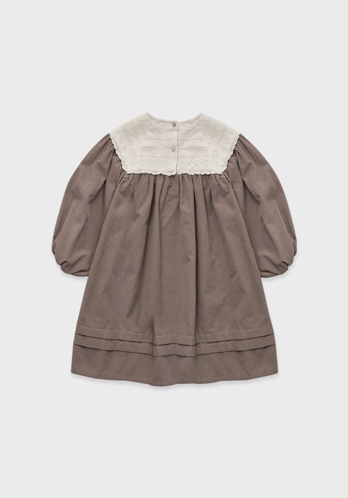 Simona Corduroy Dress - Mocha Pink