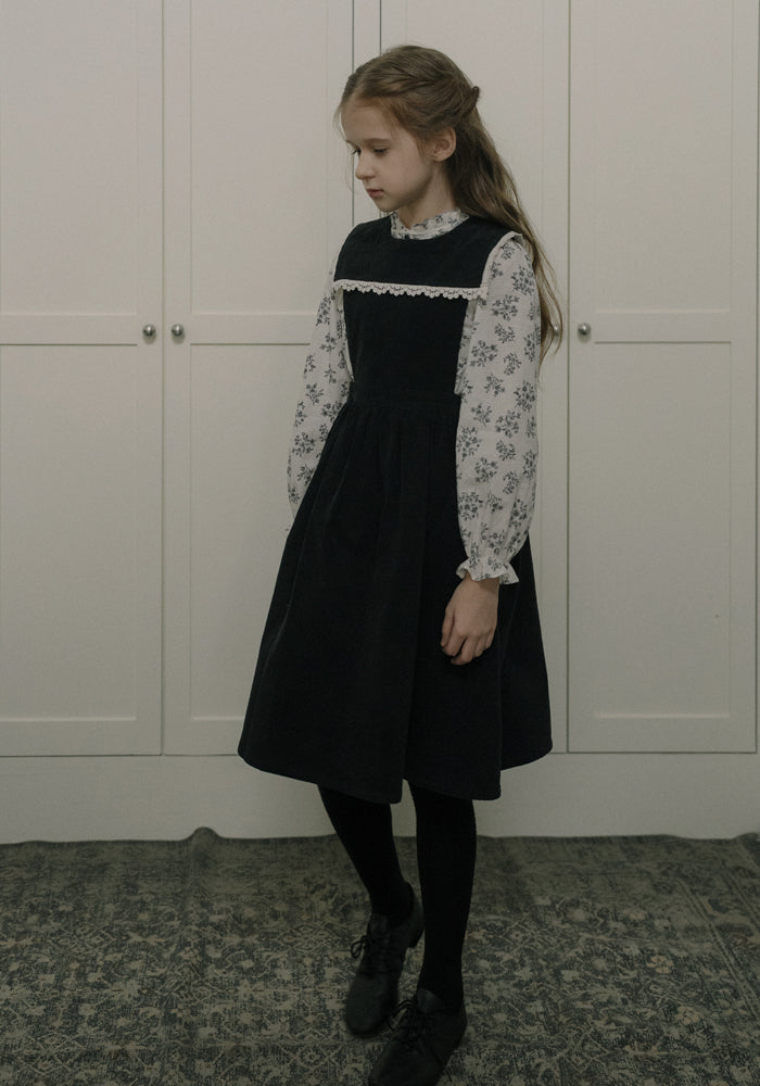 Verity Corduroy Dress - Navy