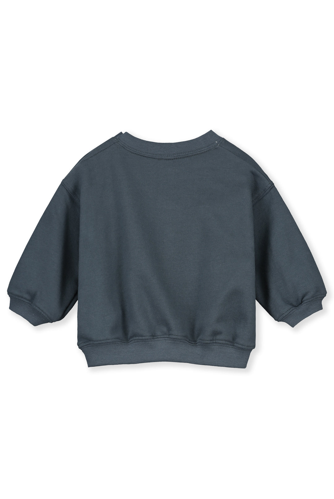 TOP163 BABY DROPPED SHOULDER SWEATER BLUE GRAY