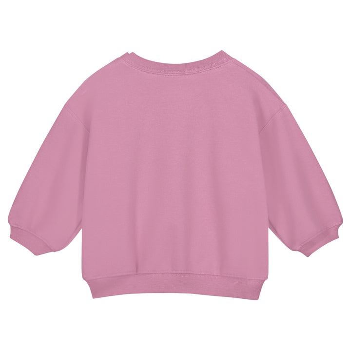 TOP163 BABY DROPPED SHOULDER SWEATER BUBBLEGUM