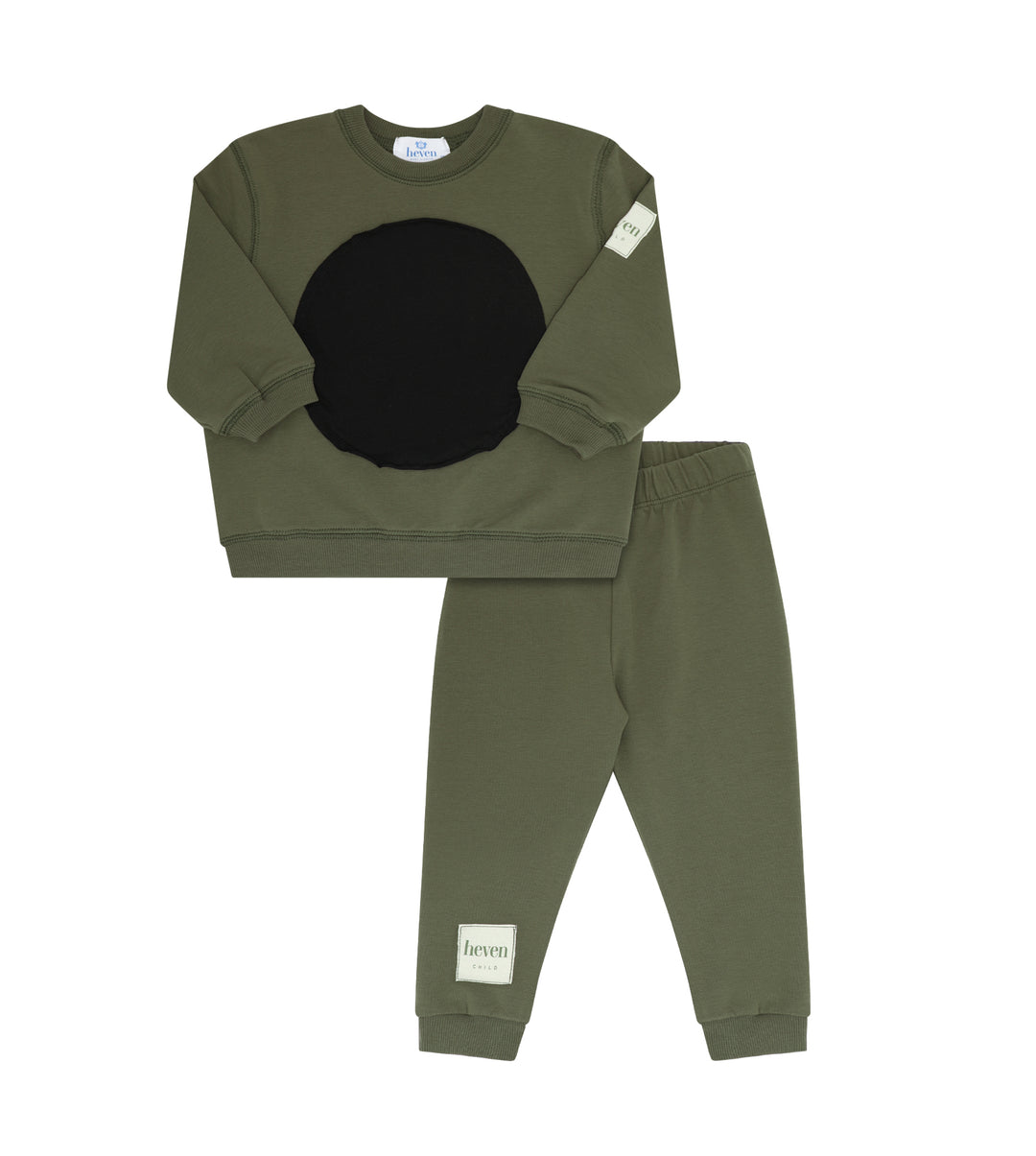 H79 TODDLER CIRCLE PATCH SET - GREEN