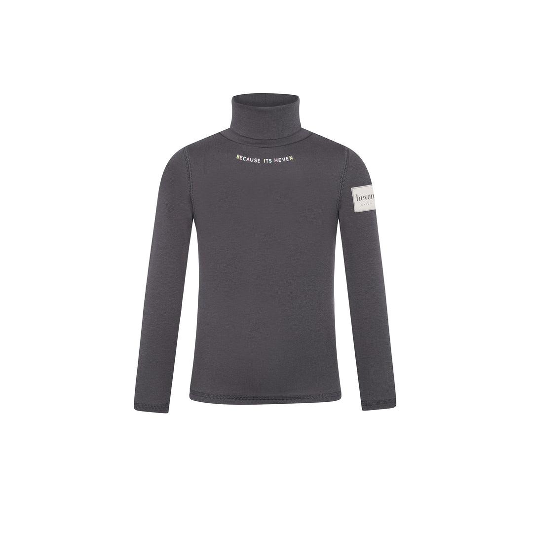 H81 BECAUSE ITS HEVEN TNECK - GREY