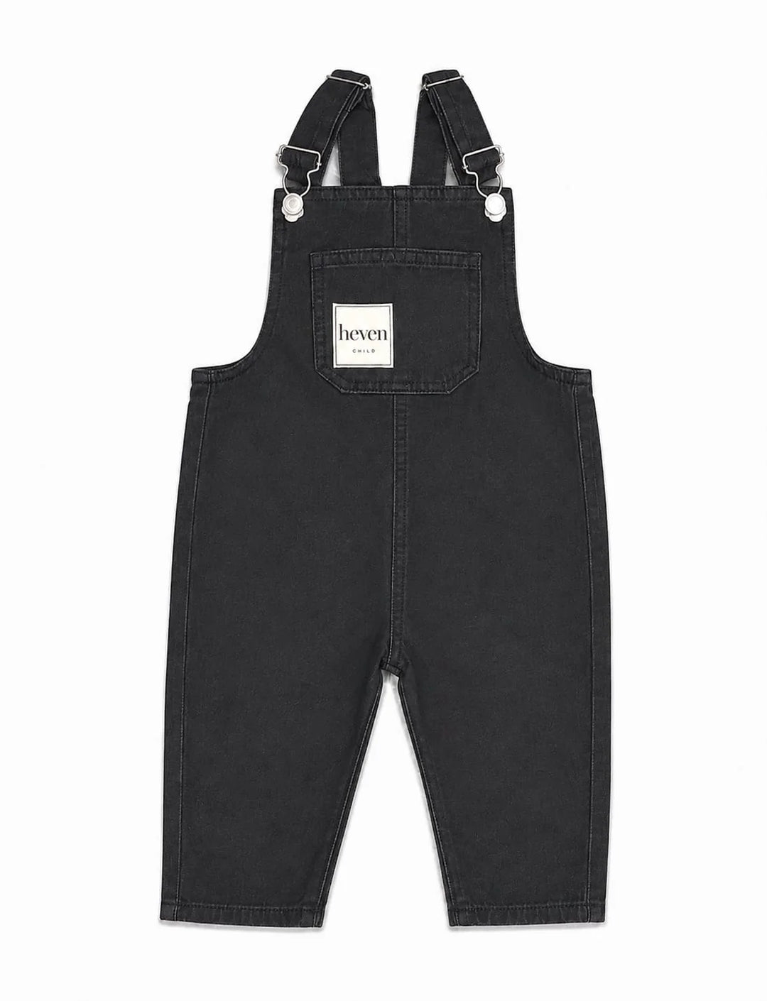 H87 DENIM OVERALLS - BLACK DENIM