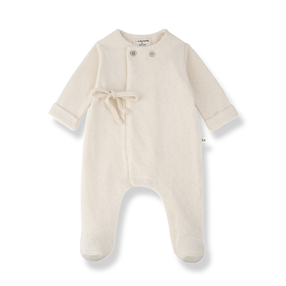 HAVRE JUMPSUIT W/FEET - ECRU