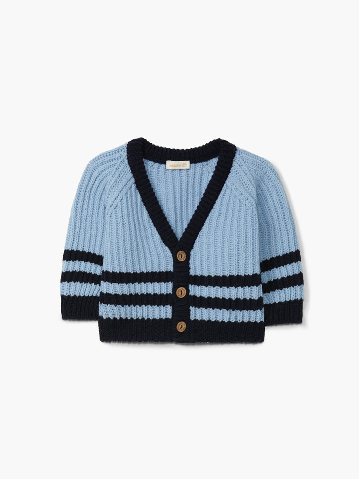I28.06308B CARDIGAN/PANTS SET - BLUE