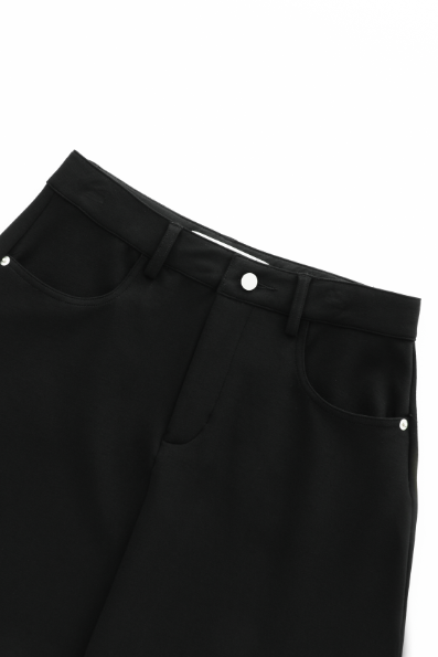 MIDI KNIT CIRCLE SKIRT-BLACK