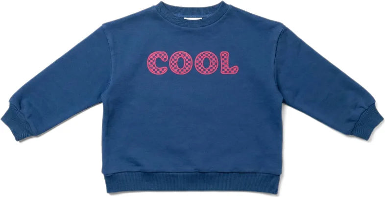 W263035 SWEAT MIKE COTTON FLEECE COOL - NAVY
