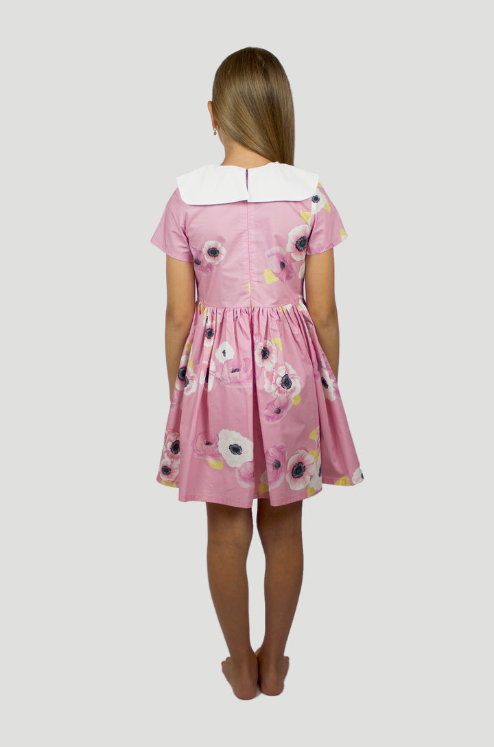 GCKSS2504-COSTANZA DRESS-POSTCARD FROM SUMMER PINK