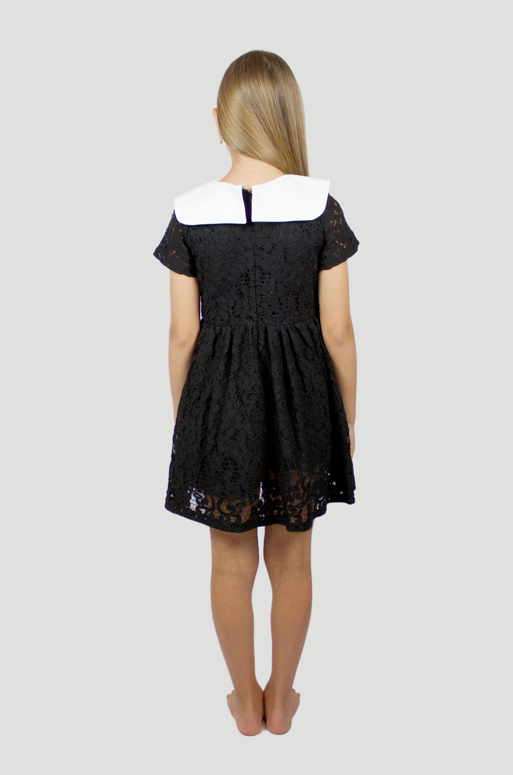 GCKSS2504-COSTANZA DRESS-BLACK LACE