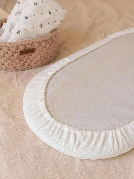 Fitted Sheets Muslin Standard / Color Plain white