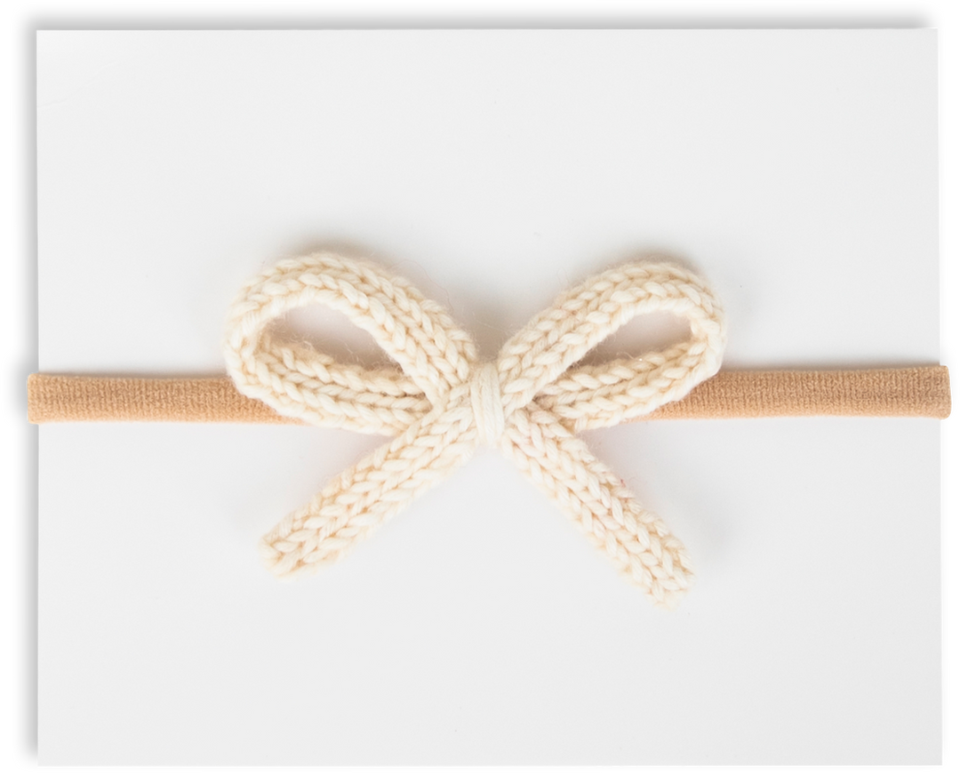 ADORA CROCHET MINI HEADBAND-Ivory