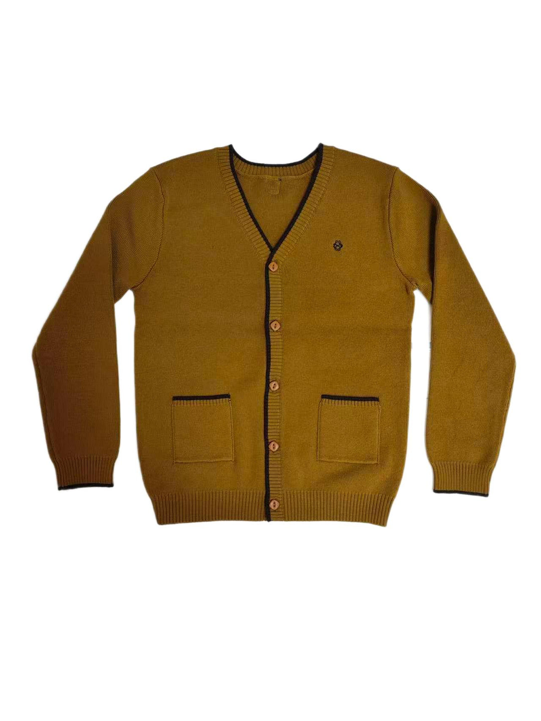 J408 Leo Cardigan - Mustard