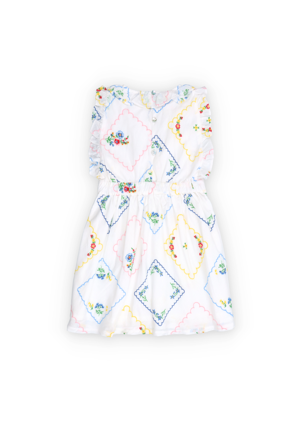 Jacinthe Dress -Flower Embroidery