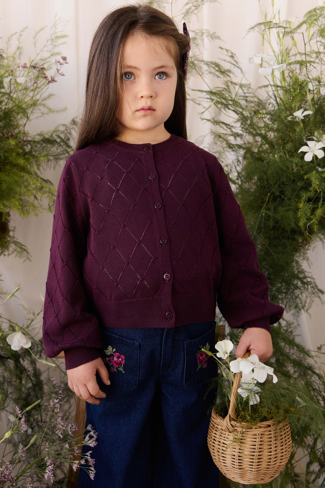 J367510607 Lilah Cardigan - Fig