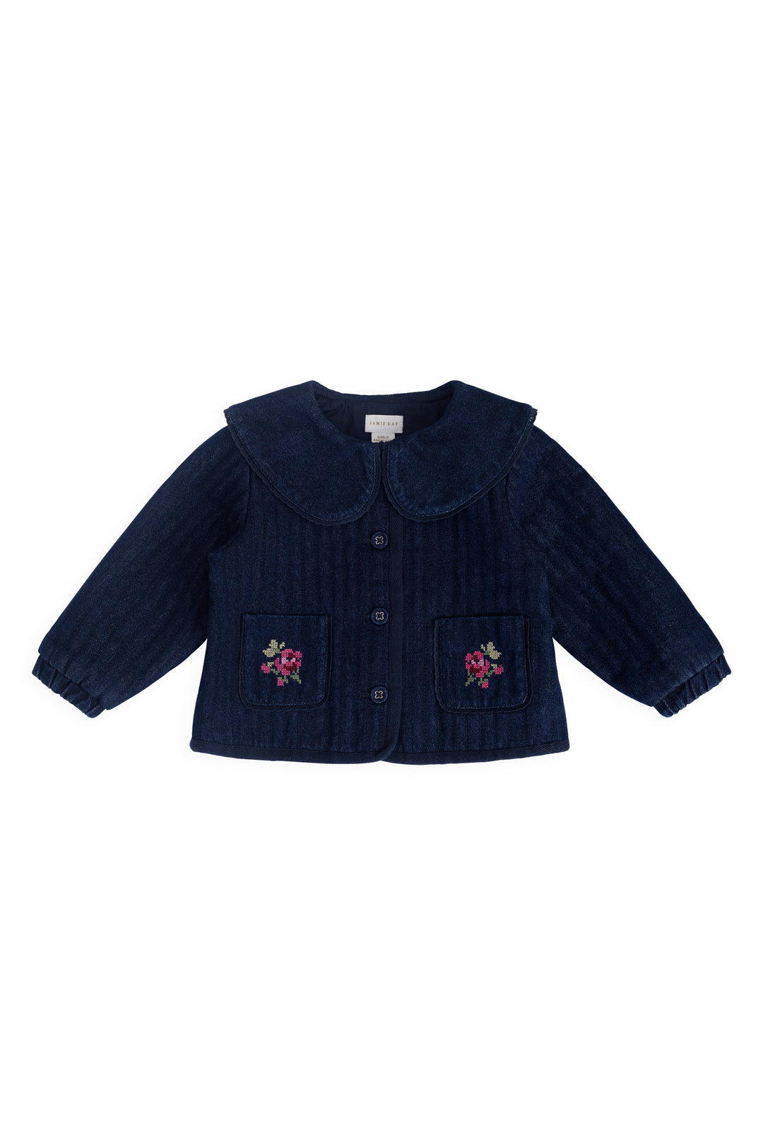 J366112128 Gracen Jacket - Deep Sea Denim Orchid Rose