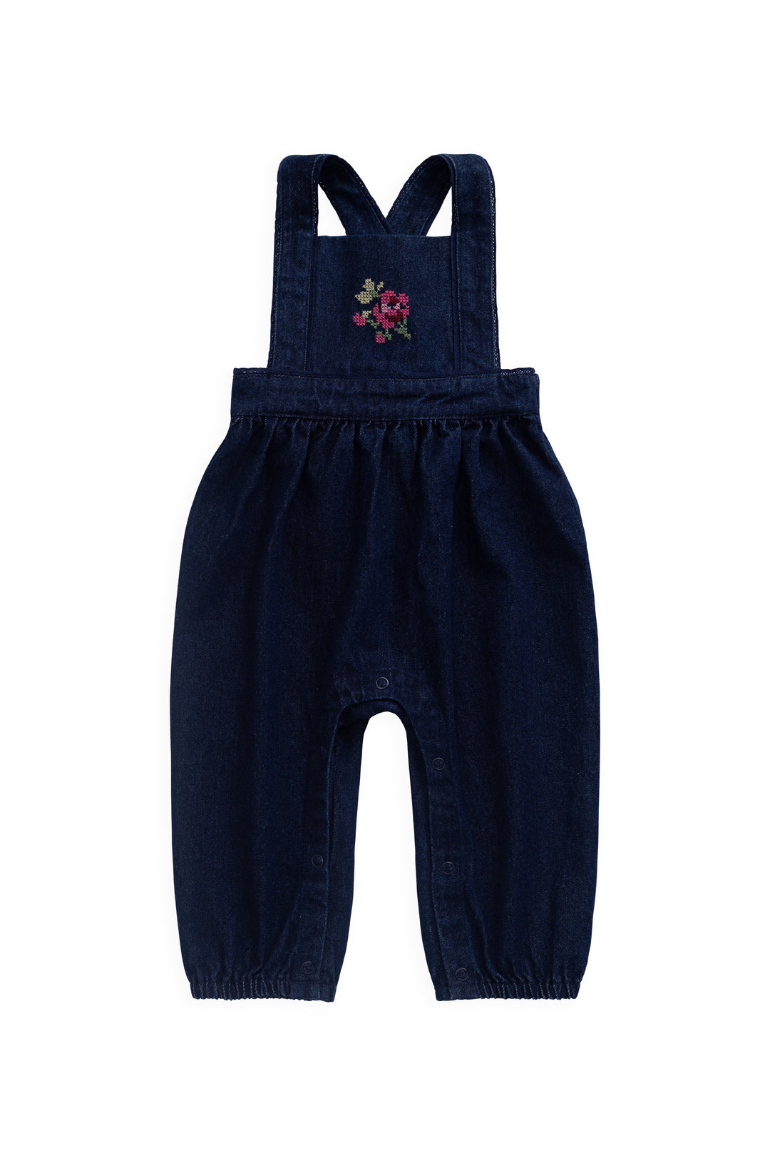 J368412128 Maylah Overall - Deep Sea Denim Orchid Rose