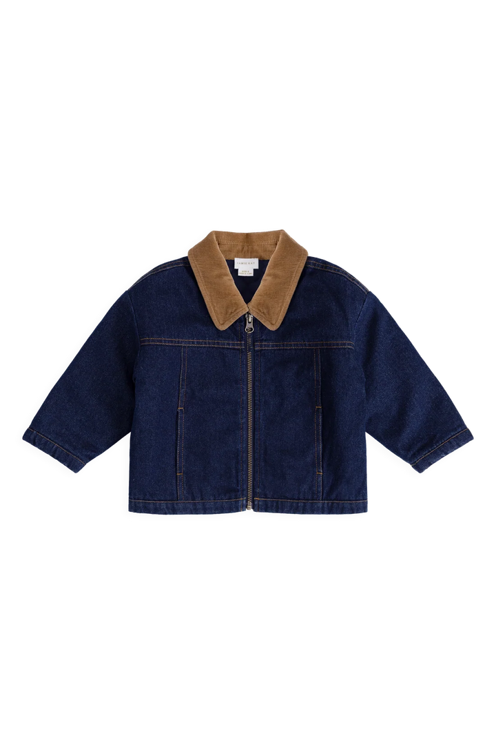 J353011014 Ezekiel Jacket - Mid Indigo Denim