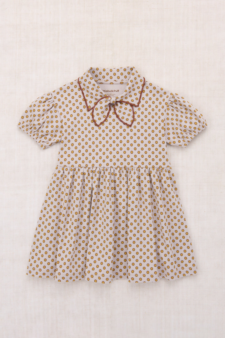 JUNIOR SCOUT DRESS-MIST BEN-DAY DOTS