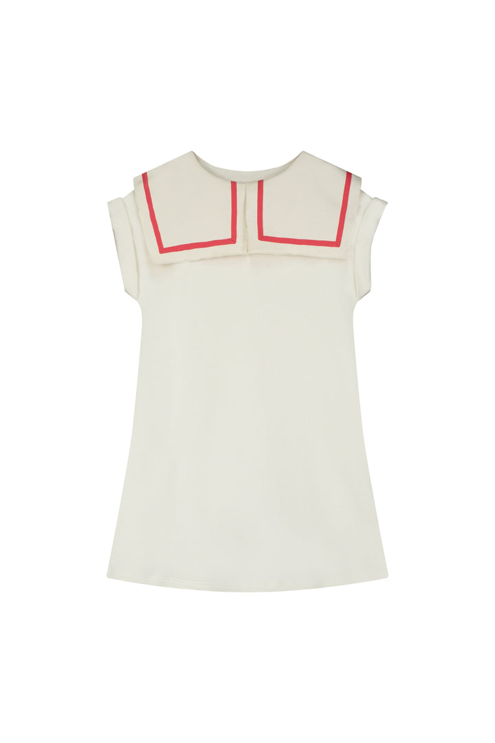ODISSEY SWEAT DRESS-Cream