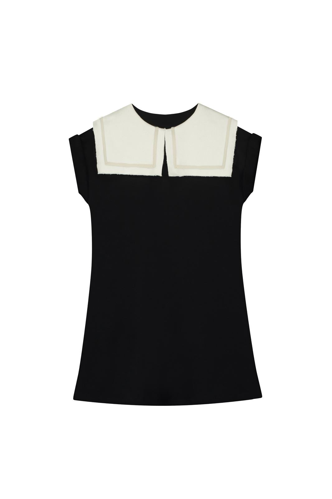 ODISSEY SWEAT DRESS-Black