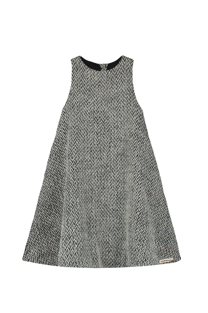 K022 190-3009 Holm Apron Dress - Black
