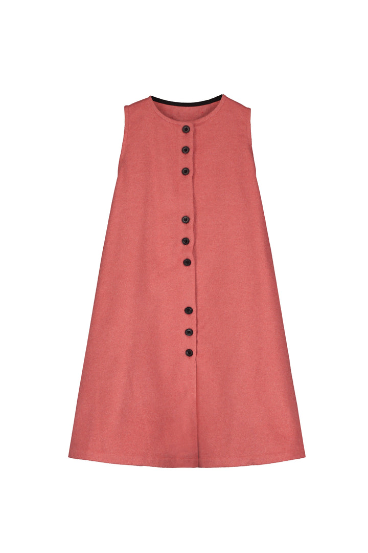 K023 190-3010 Dagny Apron Dress - Antique Pink