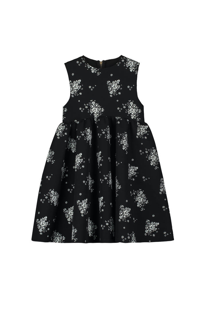 K028B 190-3016 Rosa Dress - Black & White