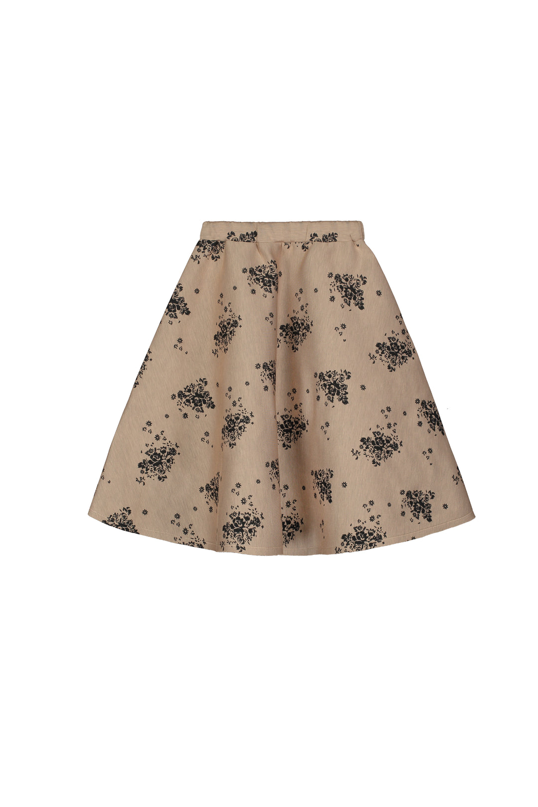 K065A 190-8049 Rosa Skirt - Camel & Black