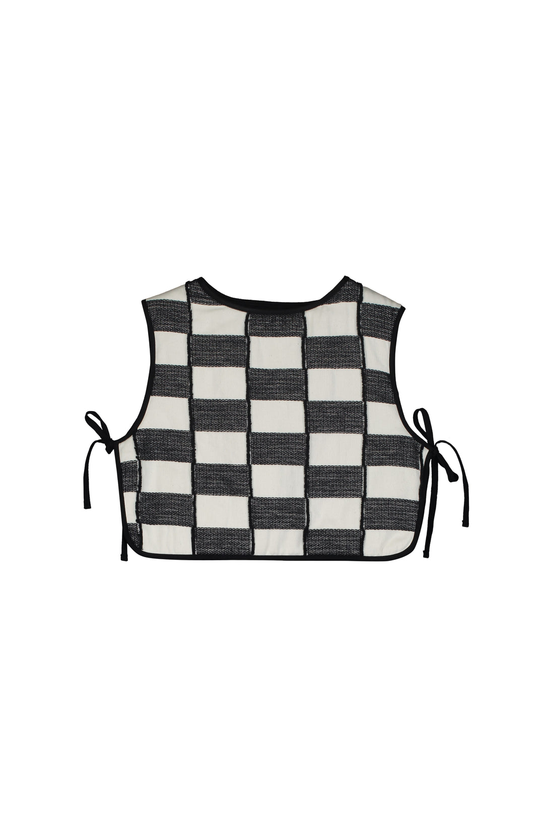 High Trail Padded Top-Black & Cream