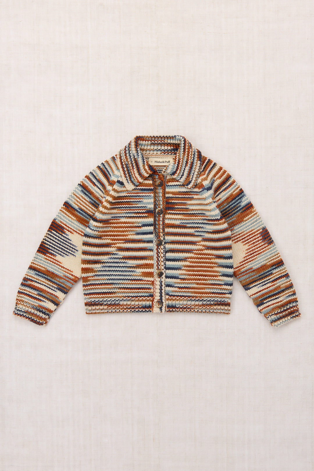 K1464F26-0E8 MOTLEY CARDIGAN - NERIAGE SPACE DYE