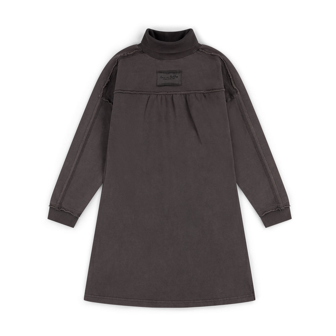 KK26-661 Quiet Comfort Turtleneck Dress Gunmetal