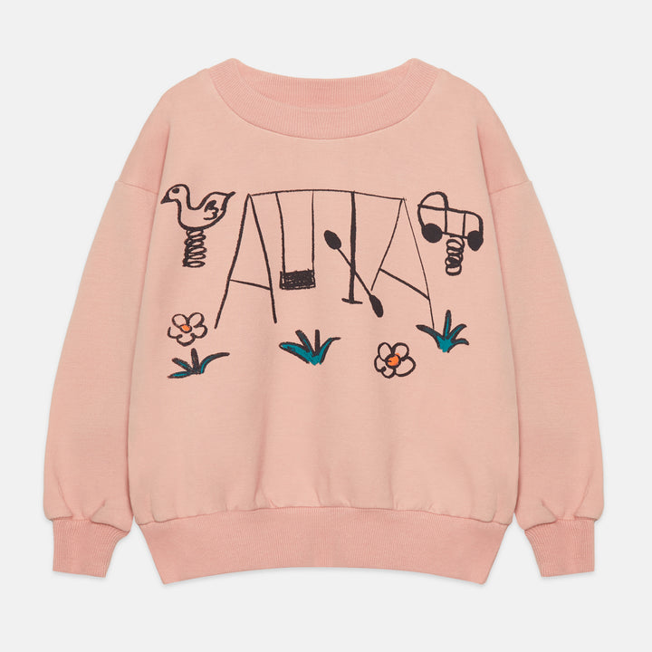 K26806 PLAYGROUND SWEATSHIRT - PEACH