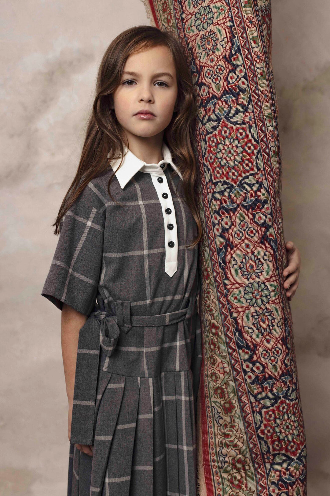 DROP DRESS GREY SQUARE