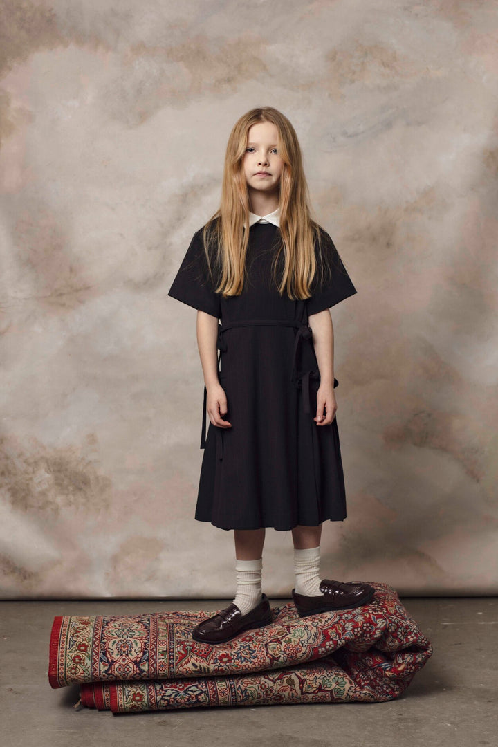 MIST DRESS BLACK STRIPES