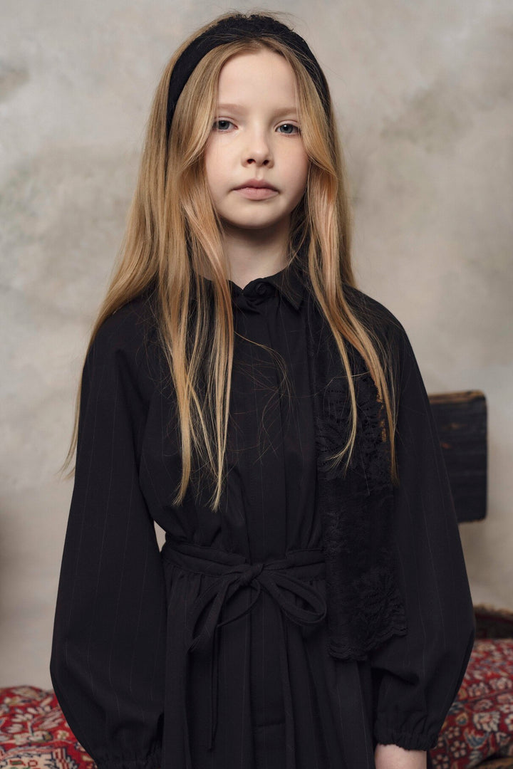 WHIR DRESS BLACK STRIPES
