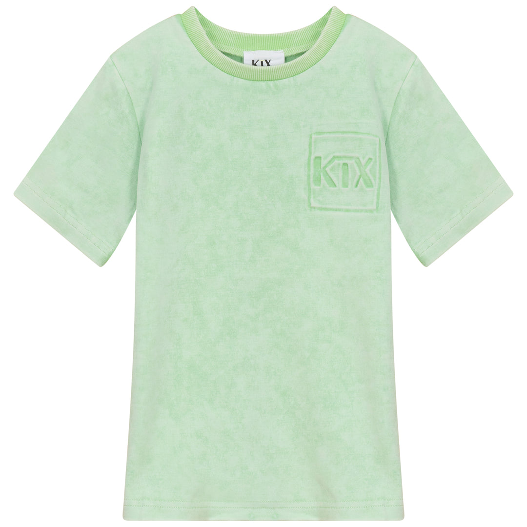 K5224-EMBOSSED T-SHIRT-WASHED MINT