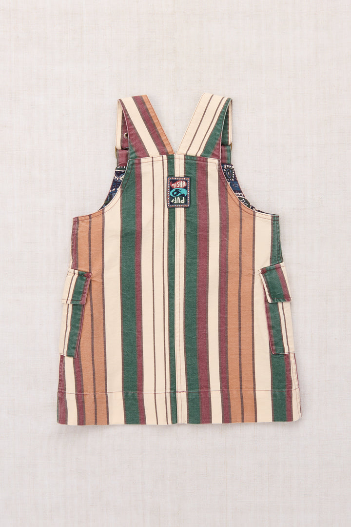 K5239F26-1BA CANVAS BUCKLE JUMPER DRESS - STRING AFTERSCHOOL STRIPE