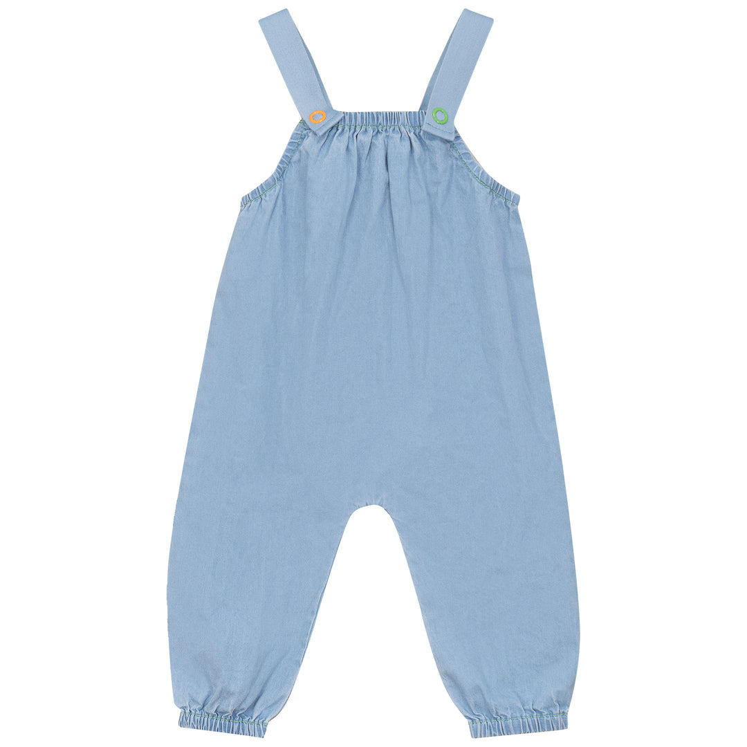 K5736-BB DENIM OVERALL-LIGHT DENIM