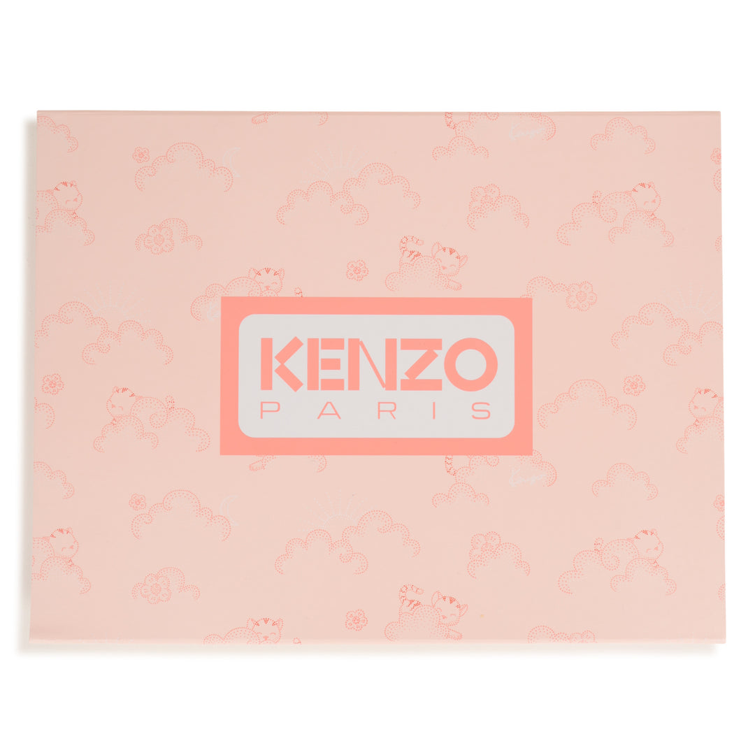 K61237-FOOTIE BIB AND HAT-APRICOT