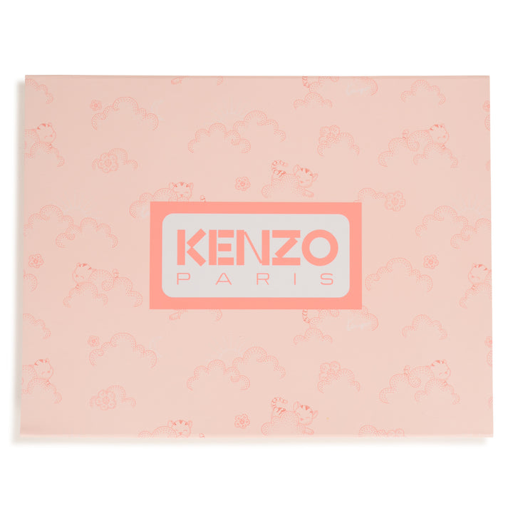 K61237-FOOTIE BIB AND HAT-APRICOT