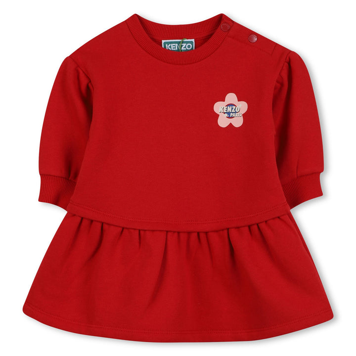 K61273-SWEATSHIRT DRESS-DARK RED