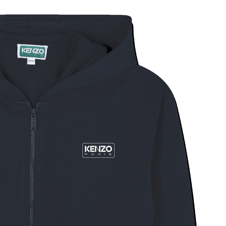 K61466-ZIP UP HOODIE-NAVY