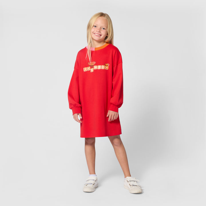 K61902 BRIGHT RED DRESS