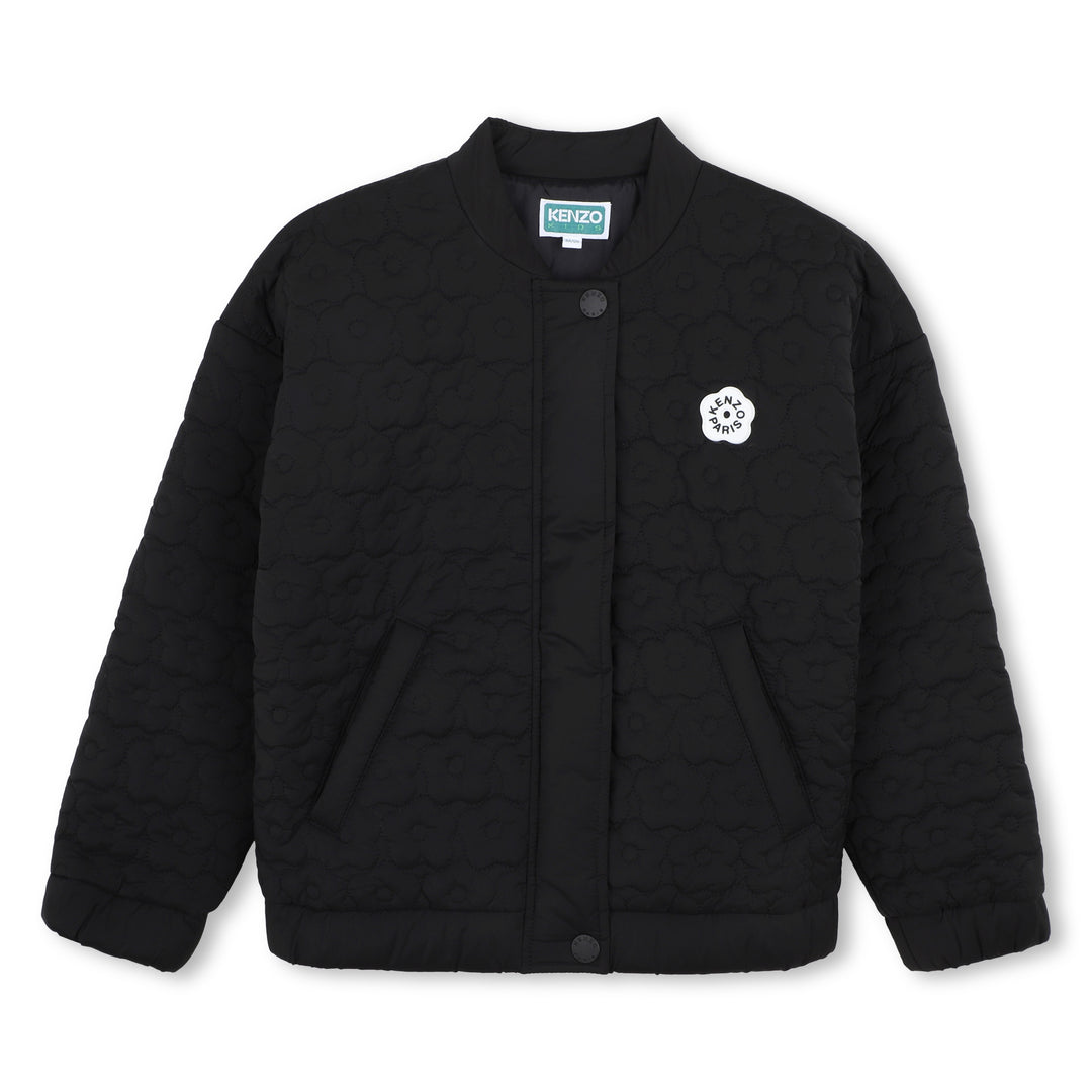 K62001  BLACK PADDED JACKET IN POLYESTER