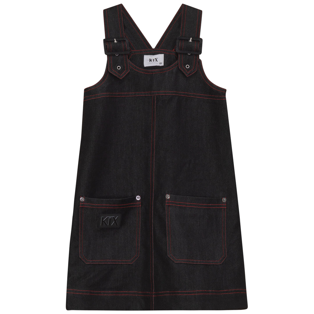 K6418-DENIM STITCHED JUMPER-BLACK DENIM